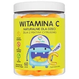 MyVita Witamina C 40 mg żelki o smaku pomarańczowym 