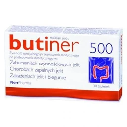 Butiner 500 tabletki powlekane o zmodyfikowanym uwalnianiu 