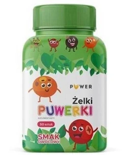 Puwerki żelki o smaku owocowym 