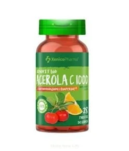 XeniVIT bio Acerola C 1000 tabletki do ssania o smaku wiśniowym 