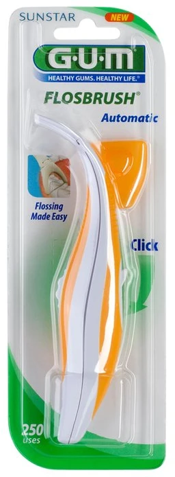 Sunstar Gum Automatic Flossbrush, uchwyt do nici dentystycznych z nicią 