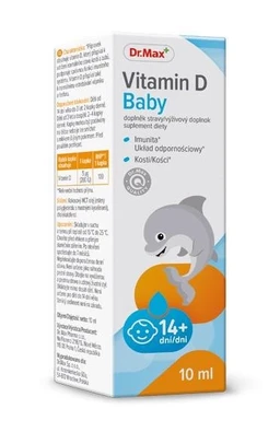 Vitamin D Baby Dr.Max, suplement diety 