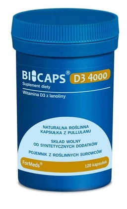 Bicaps D3 4000 kapsułki 