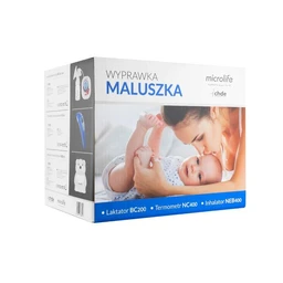 Microlife Wyprawka Maluszka termometr NC 400 + inhalator NEB 400 + laktator BC 200 Comfy 