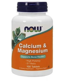 Now Foods Magnesium & Calcium, suplement diety 