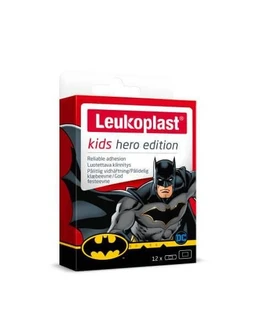 Leukoplast Kids Hero Edition, zestaw plastrów dla dzieci Batman 