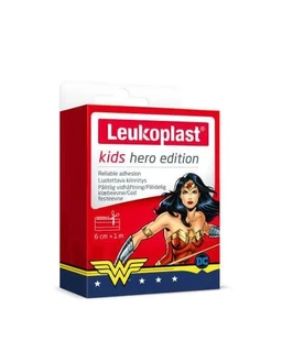 Leukoplast Kids Hero Edition Wonder Woman, plastry dla dzieci 6 cm x 1 m 