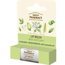 Green Pharmacy, balsam do ust z aloesem i limonką 