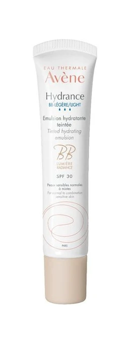 Eau Thermale Avene, Hydrance BB, lekka emulsja nawilżająca koloryzująca SPF 30 