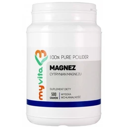 MyVita Magnez Cytrynian, suplement diety, proszek 