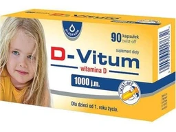 D-Vitum witamina D 1000 j.m. kapsułki twist-off 