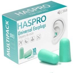 Haspro Multi10, stopery do uszu, kolor miętowy 