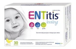 ENTitis Baby smak bananowy proszek 