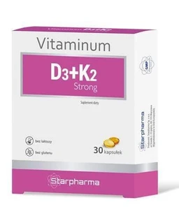 Vitaminum D3+K2 Strong 50 µg+50 µg kapsułki 