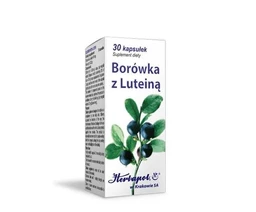 Borówka z luteiną 320 mg+3 mg kapsułki 