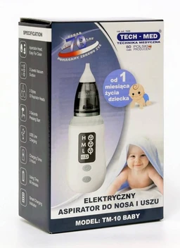 Tech-Med TMA-10 BABY, elektryczny aspirator do nosa i uszu 