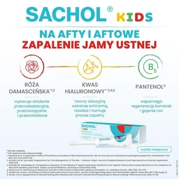 Sachol Kids żel do stos. w j. ustnej o aromacie czerwonych owoców 