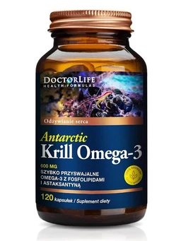 Antarctic Krill Omega-3 600 mg kapsułki 