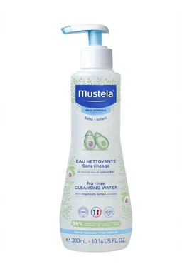 Mustela, woda oczyszczająca bez spłukiwania z organicznym awokado 