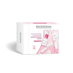 Bioderma Zestaw Sensibio, krem łagodząco- nawilżający, 40 ml + woda micelarna, kremowy żel pod oczy 