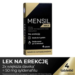 Mensil Max 50 mg tabletki do rozgryzania i żucia 