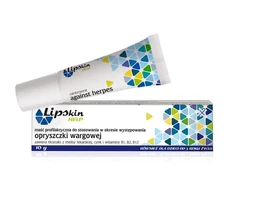 Lipskin Help, maść do stosowania w okresie występowania opryszczki wargowej 