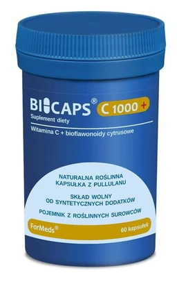 Bicaps C 1000+ 500 mg+15 mg kapsułki 