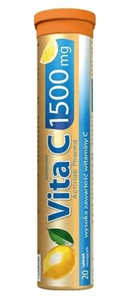 Activlab Vita C 1500 mg tabletki musujące (pomarańcza) 