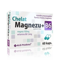 Chelat Magnezu + B6 100 mg+1,4 mg kapsułki 