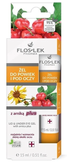 Floslek Arnica, żel do powiek i pod oczy 