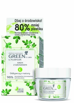Floslek Green For Skin, krem z groszkiem na noc 