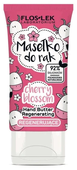 Floslek Hand Care, masełko do rąk regenerujące, cherry bloosom 