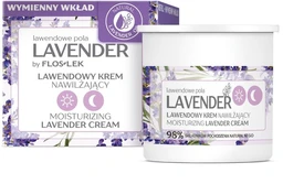 Floslek Lavender Lawendowe Pole, Lawendowy krem nawilżający na dzień i na noc (refill) 