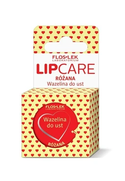 Floslek Lip Care, różana wazelina do ust 