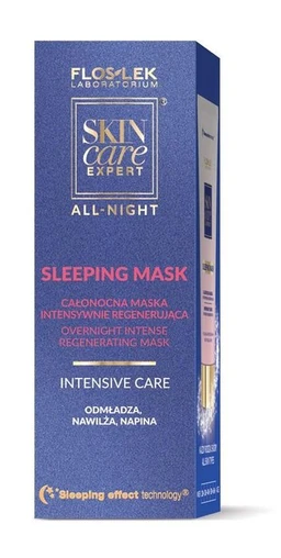 Flos-Lek Skin Care Expert All-Night, Sleeping Mask, całonocna maska intensywnie regenerująca 