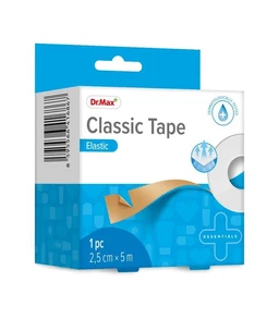 Classic Tape Elastic Dr.Max, elastyczny przylepiec na rolce 2,5 cm x 5 m 