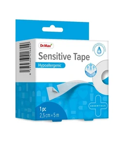 Sensitive Tape Dr.Max, hipoalergiczny przylepiec na rolce 2,5 cm x 5 m 