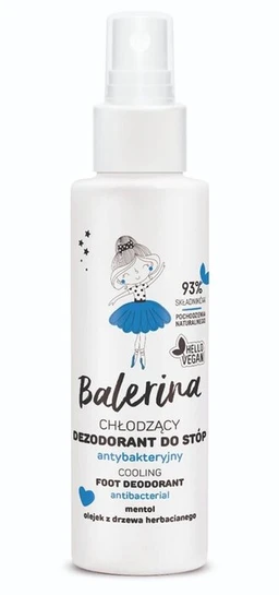 Flos-Lek Balerina, antybakteryjny chłodzący dezodorant do stóp 