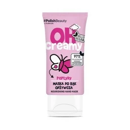 Flos-Lek Hand Care Oh Creamy, odżywcza maska do rąk peptydy 