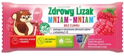 Zdrowy Lizak Mniam-Mniam o smaku malinowym 