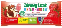 Zdrowy Lizak Mniam-Mniam o smaku truskawkowym 