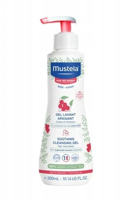 Mustela, łagodzący żel do mycia 