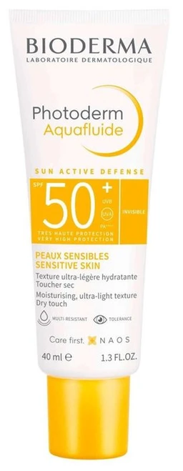 Bioderma Photoderm Max Aquafluide SPF 50+, bezbarwny fluid do skóry normalnej 