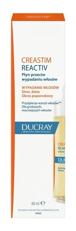 Ducray Creastim Reactiv, płyn przeciw wypadaniu włosów 