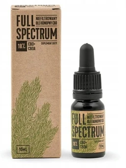 Full Spectrum CBD+CBDA olejek konopny 18% 