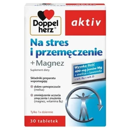 Doppelherz aktiv Na stres i przemęczenie + Magnez tabletki 