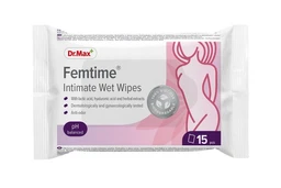 Femtime Intimate Wet Wipes Dr.Max, nawilżane chusteczki do okolic intymnych 