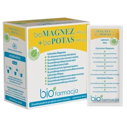 bioMagnez + bioPotas 300 mg+300 mg proszek 