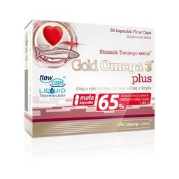 Olimp Gold Omega 3 plus ciśnienie 500 mg+150 mg+6 mg kapsułki 