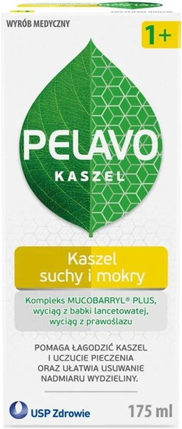 Pelavo Kaszel suchy i mokry syrop 